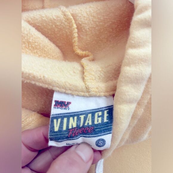 APP STATE Yellow Collegiate Sweatshirt! Size Small; Super soft and very comfy! - Picture 3 of 4